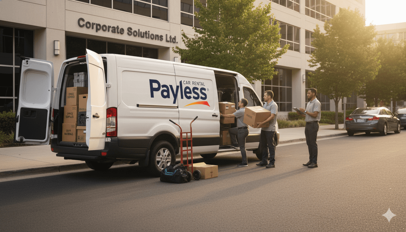 Plánovanie firemnej flotily s požičovňou áut Payless.
